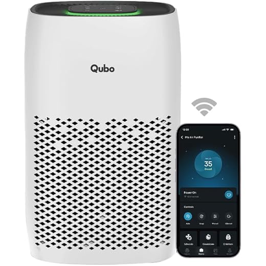 Qubo Smart Air Purifier Q200 for Home by Hero Group | 200 Sqft | 99.99% Allergen Removal | HEPA H13 | 9000 Hrs Filter Life | App & Voice Control | Energy Saving | Ultra-Quiet BLDC Motor (White)