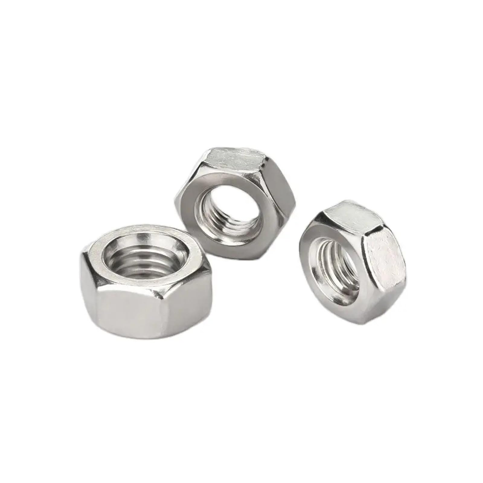 Nakrętki sześciokątne, Nakrętki sześciokątne ze stali nierdzewnej 304 GB6170, różne rozmiary(M24(3PCS))