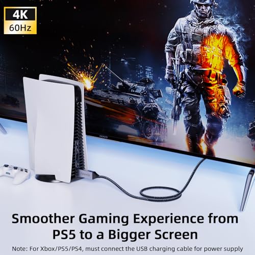 Cable bidireccional HDMI a DisplayPort 4K para conectar PC portátil a monitor 3