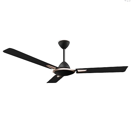 Impex AERO PACE High Speed 3 Blade Ceiling Fan With 1200 mm Sweep & 390 Rpm (Black)