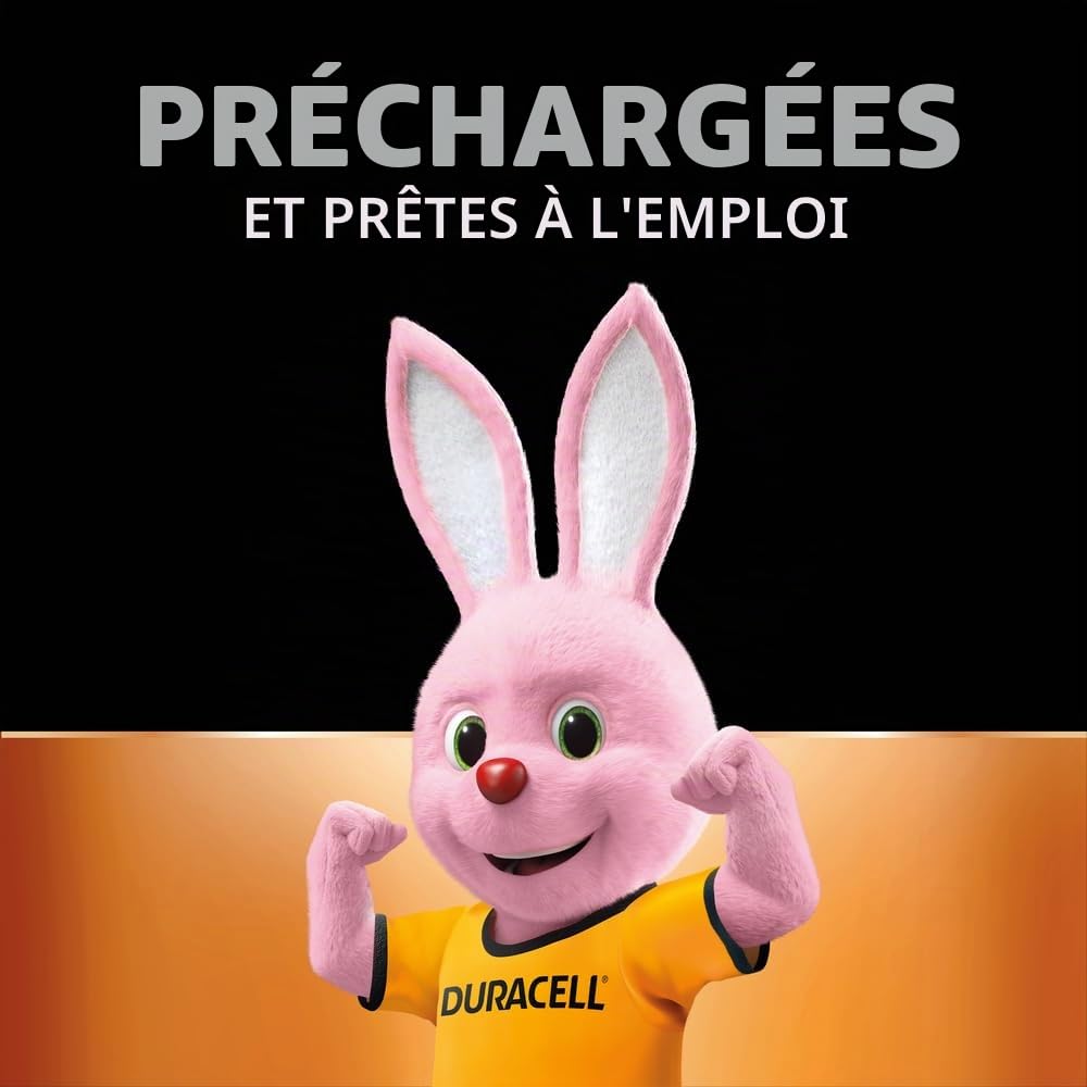 Duracell Lot de 12 piles rechargeables AAA 900 mAh (3 blisters de 4 piles)