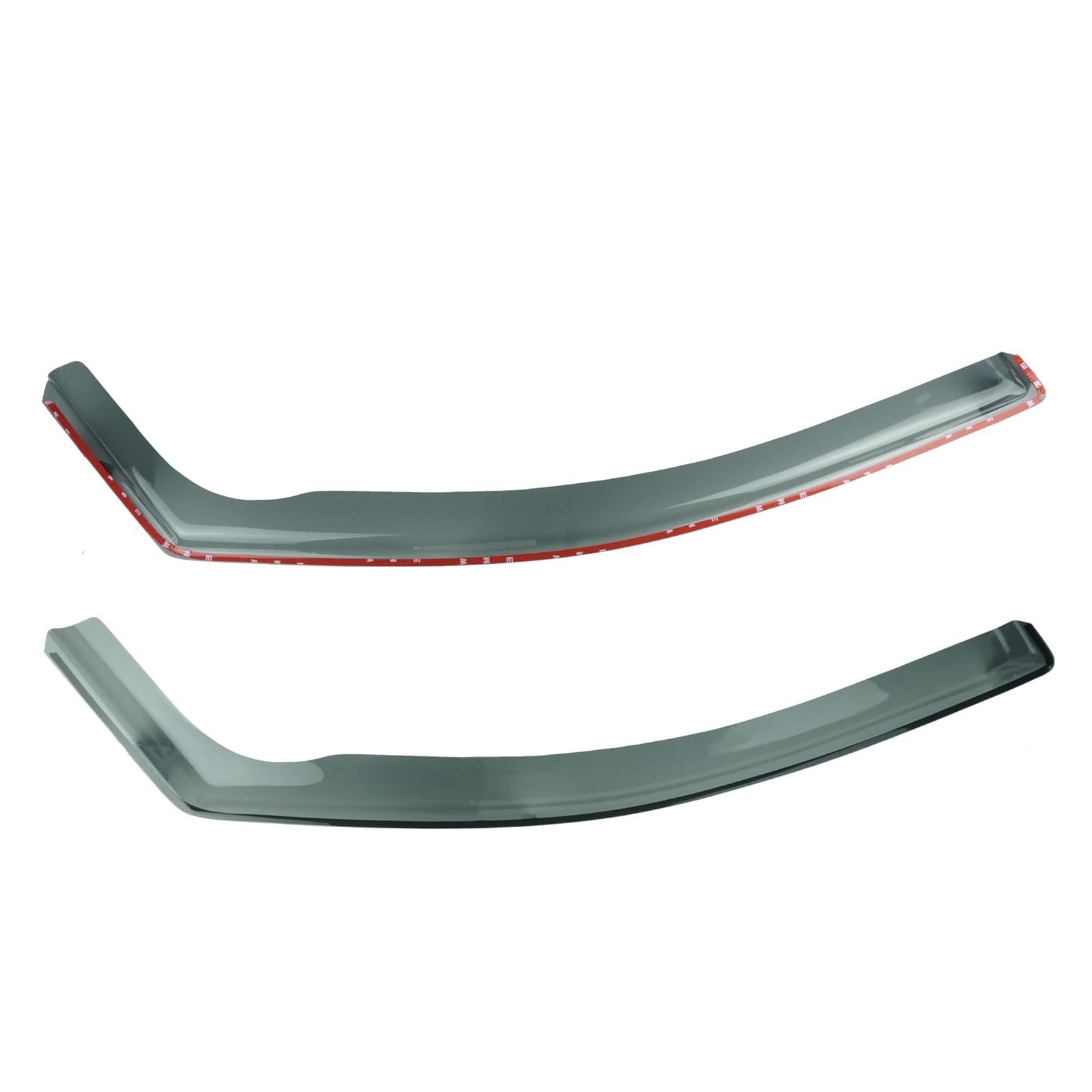 Deflettori finestrini auto Per VW Polo MK5 3 Porte Hatchback 2009-2017 Tinta Tè Traslucido Vento Pioggia Sole Guard Deflettori 2 Pz/set