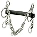 Coronet Hard Rubber Mullen Mouth Pelham Bit, 5-Inch