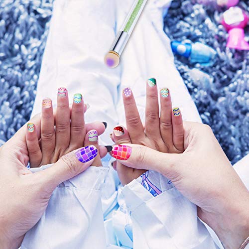 Nageldesign Pinsel Set, Nageldesign Zubehör mit 15 Nagelpinsel-Set, 5 Punktierstift 10 Rollen Nagelstreifenband 1… – Bild 8