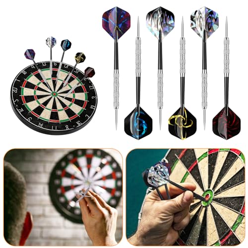Image of Accmor Metal Tip Darts, Steel Tip Darts, 14 Grams Professional Metal Darts, Darts Metal Tip Set, Metal Darts for Dartboard