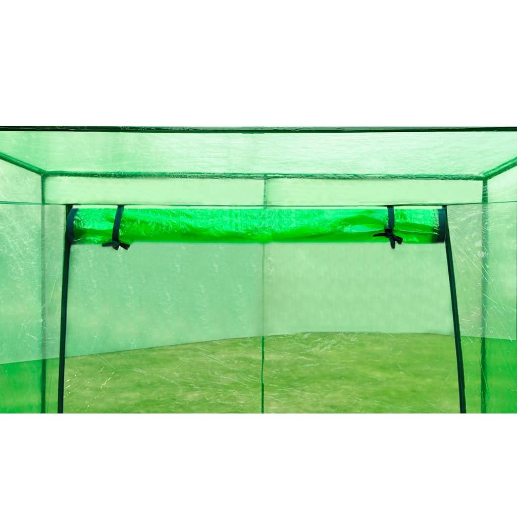 Invernadero con marco de acero PVC, invernadero para plantas, cobertizo de jardín y casa para plantas con puerta enrollable, casa de tomate, túnel de lámina, casa de cultivo para balcón