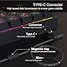 immagine 5Dierya Tastiera da Gioco Meccanica 60% True RGB retroilluminato Bluetooth 4.0 Tastiera cablata/Wireless LED Computer per Laptop Multi-Dispositivo iPhone Android PC Portatile (Interruttore Blu-1)