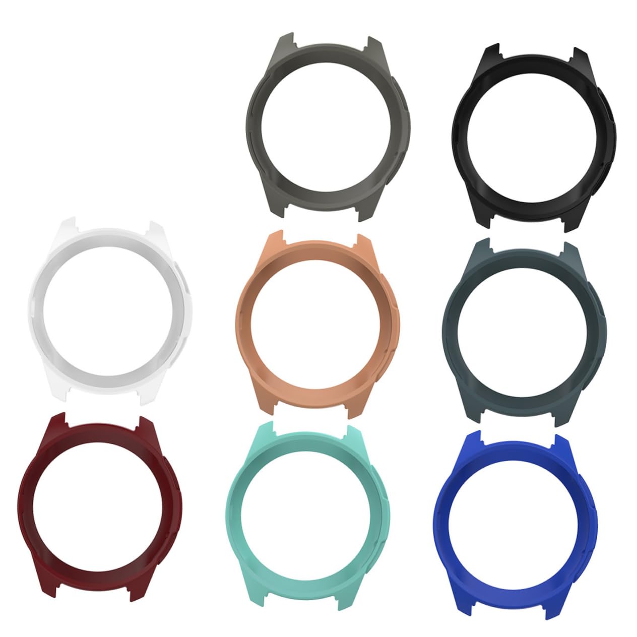 Hemobllo 24pièces Coques De Transparentes pour Montre Couverture Complète De Qualité Alimentaire pour Frontier Totale Rayures Et Chocs Couleurs Élégantes