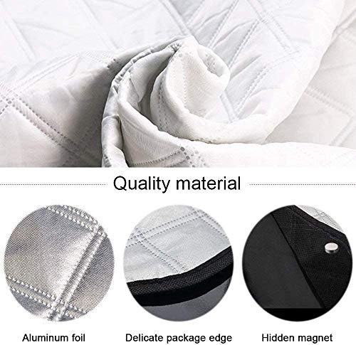 image for Cosyzone Car Windshield Snow Cover, 4 Layers of Protection and Embedde