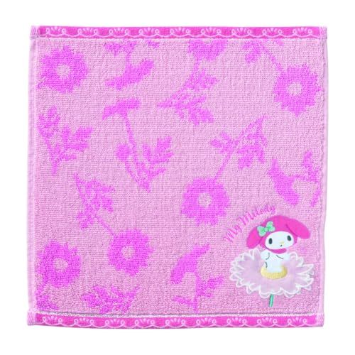 丸眞 ミニタオル ハンドタオル ハンカチ マイメロディ ブルームメロディ 綿100% 抗菌 防臭 プレゼント 誕生日 ギフト 3725002900