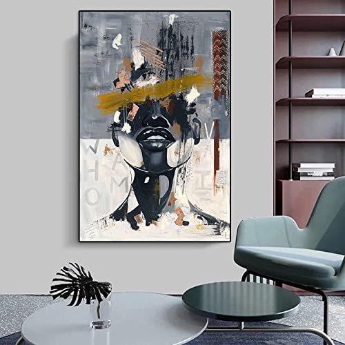 Pintura en lienzo dsdsgog de retrato abstracto de alta calidad