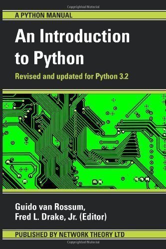 An Introduction to Python by Rossum, Guido Van, Drake Jr, Fred L ...
