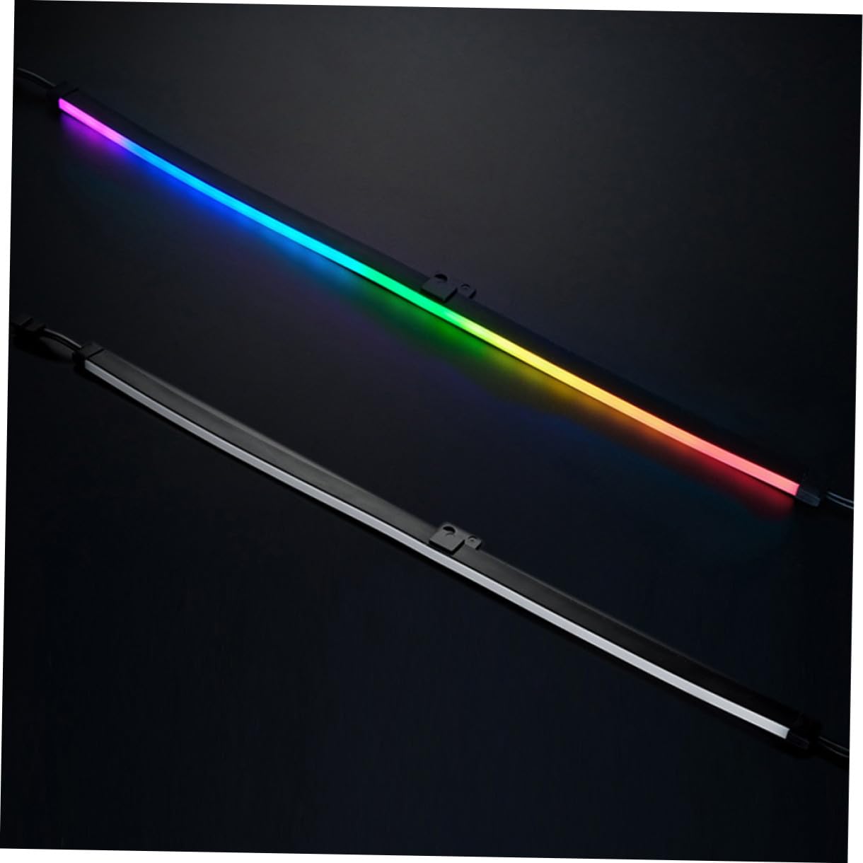 UKCOCO Barre Lumineuse LED Rvb 5v pour Boîtier Pc, Lot de 2, 400 Mm