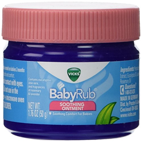 Vicks Baby Rub Soothing Ointment 1.76 oz. (Pack of 3)
