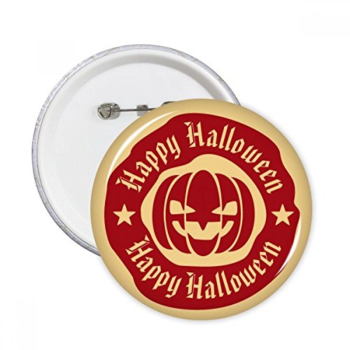 Pumpkin Halloween Pins : 5 badges ronds multicolores L pour customiser sac et habit d'automne
