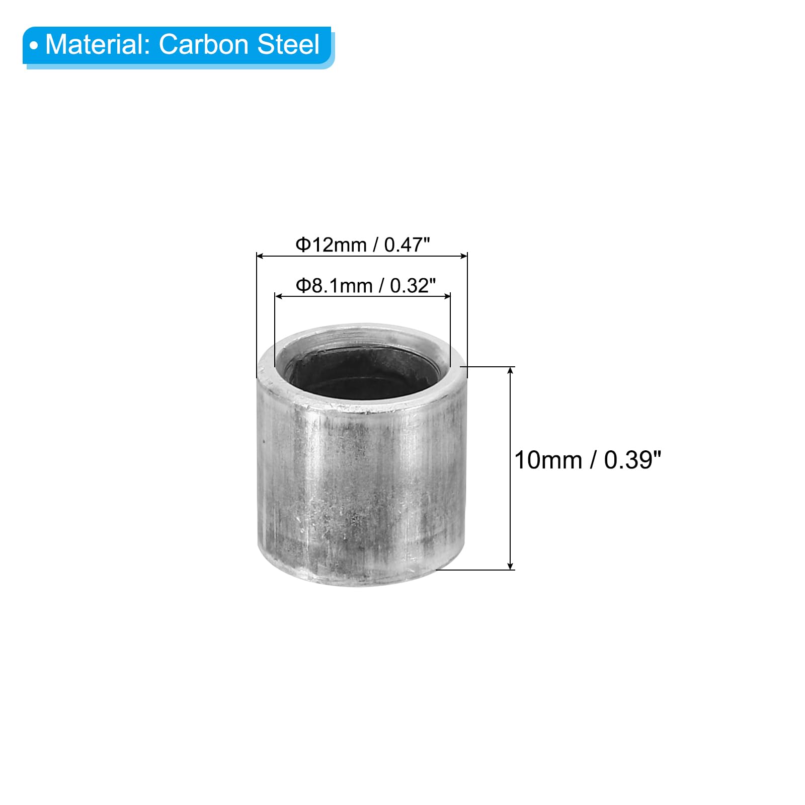 PATIKIL M8 Steel Spacers - Image 2