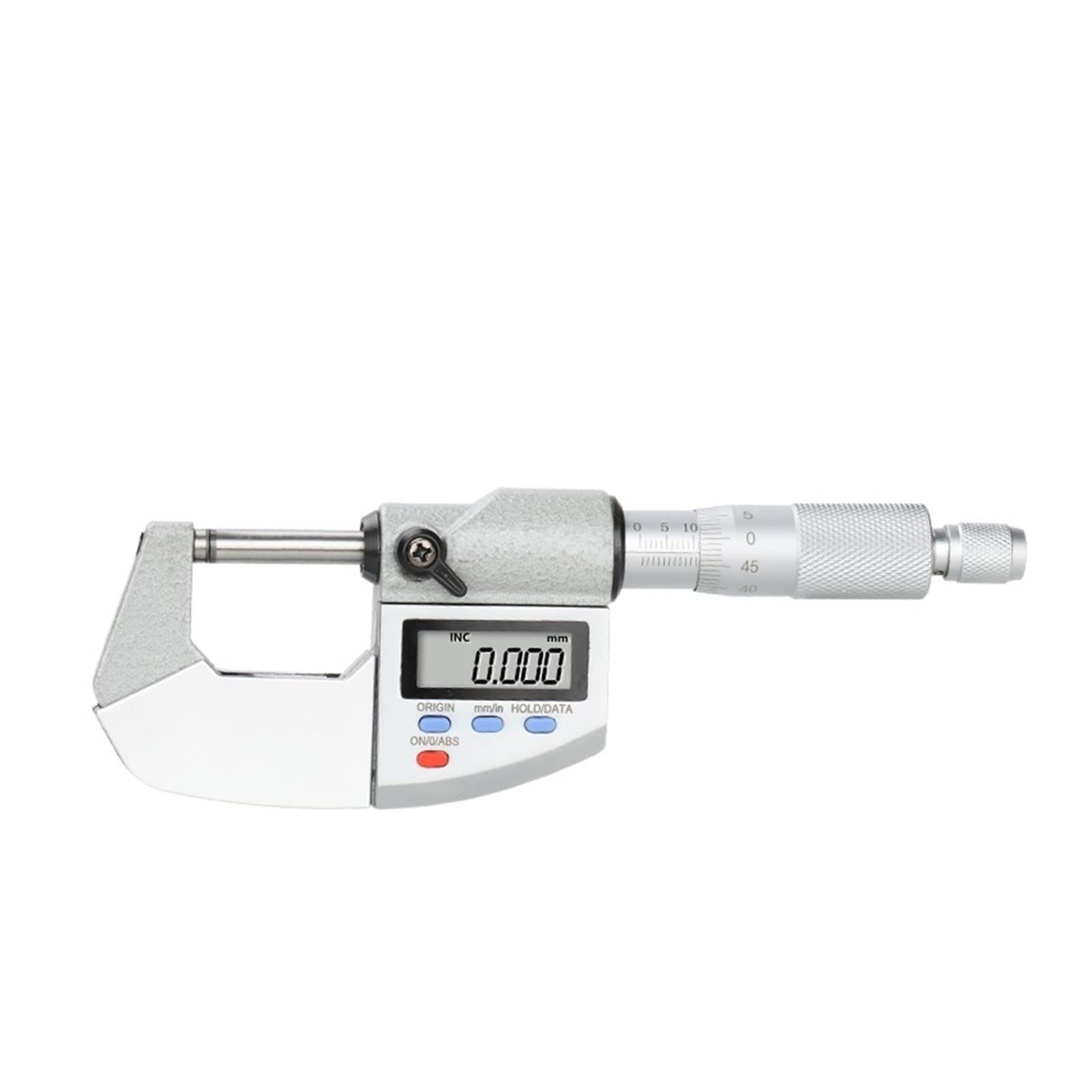 Micrómetro IP65 0.001mm fuera del micrómetro digital 0-25/50/75 100mm de agua a prueba aceite Medida electrónica Pinza calibrador,Alta precisión(0-25mm)