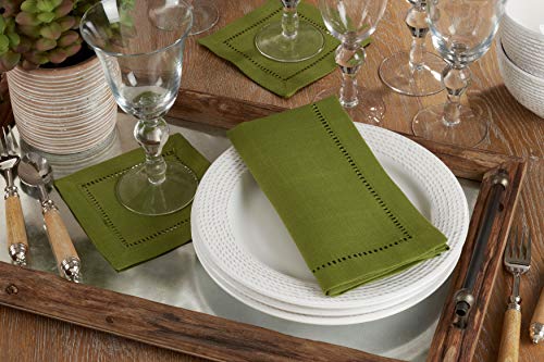 Servilletas de Tela Cuadradas 6" Pack x12 Kiwi miniatura 3