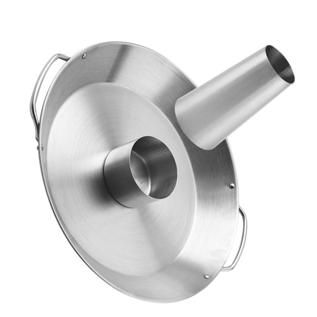 Support de poulet grillé détachable rond en acier inoxydable pour barbecue
