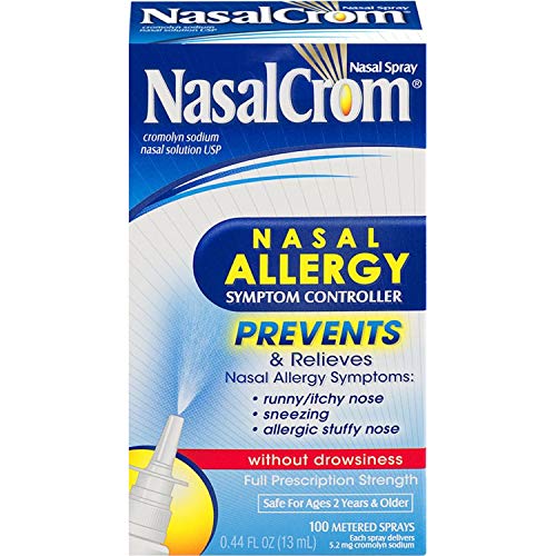 NasalCrom Nasal Allergy Symptom Controller | 100 Metered Sprays | .44 fl oz