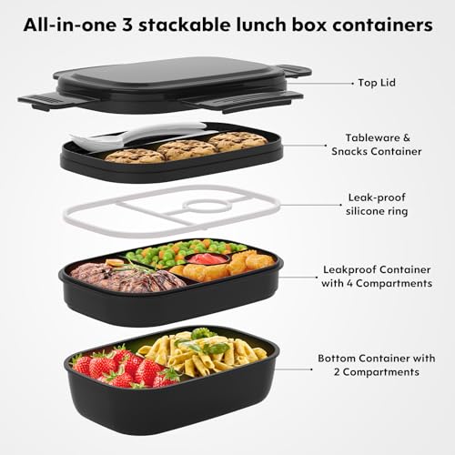 HOMETALL 3-Layer Bento Box