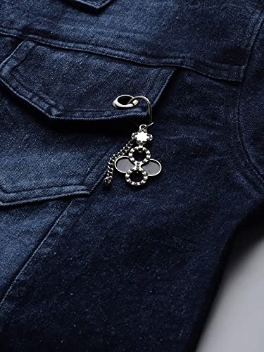 Image of Aarika Women's Denim Regular A-Line Coat