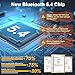 Bluetooth 5.4 Headphones, 3D-Stereo Wireless Earbuds Deep Bass in Ear Buds, 4 ENC Noise Cancelling Mic, 48Hrs USB-C Earphones, IP-X7 Waterproof Headset Sport Gym Workout for Laptop Pad Android iOS