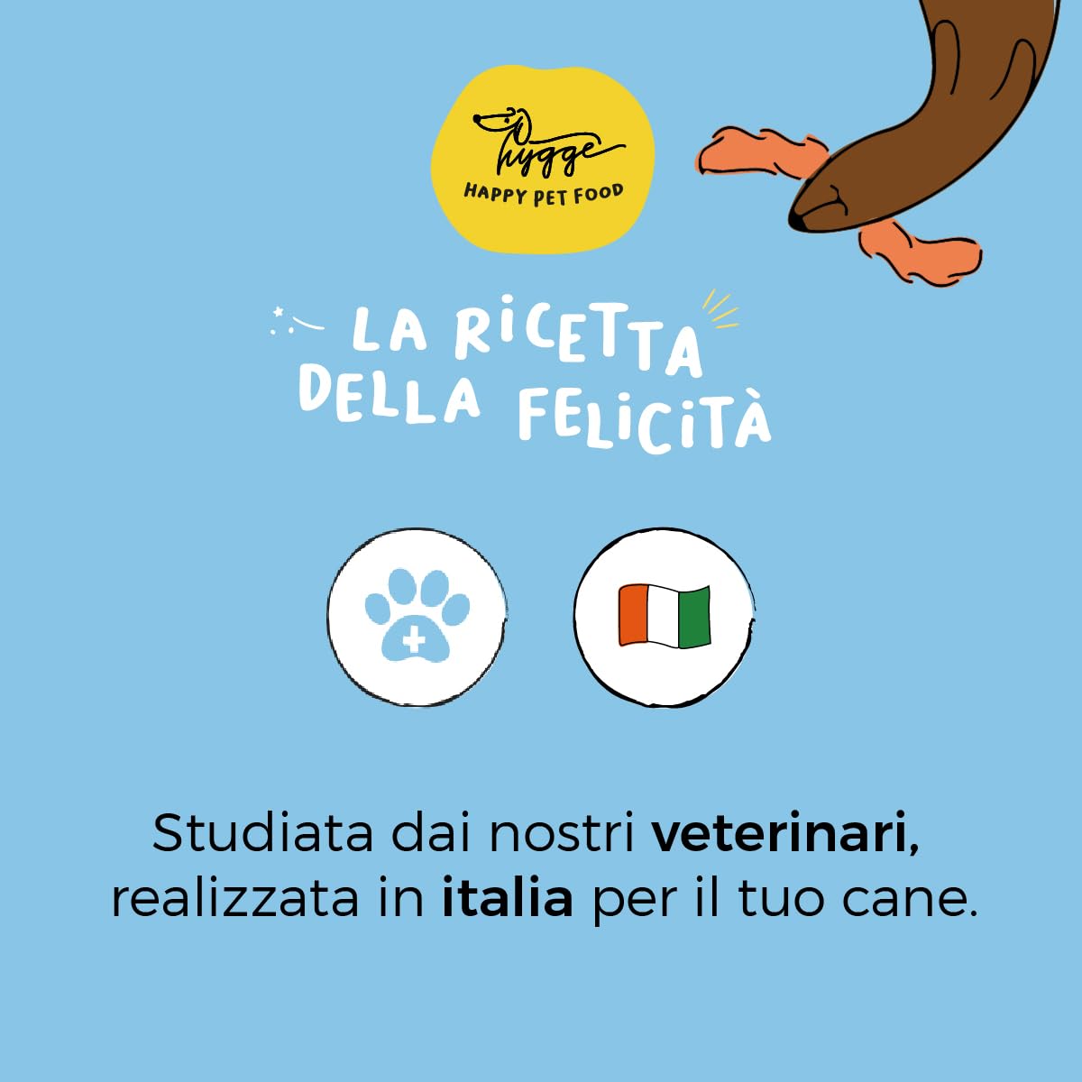 Crocchette Cani Monoproteiche Maiale e Curcuma | 15Kg Croccantini Cani Adulti taglia Medio Grande| Mangime Secco per Cane Naturale Prodotto in Italia | Hygge Dog