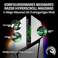 Razer Basilisk V3 Pro - Anpassbare kabellose Gaming-Maus HyperScroll Tilt Wheel - Focus Pro 30K Optischer Sensor - 13-Zonen Chroma-Beleuchtung - 10+1 Programmierbare Tasten - PC/Mac | Weiß – Ansicht 2