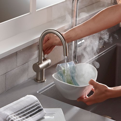 Image of InSinkErator F-H3300SN Modern Instant Hot Water Dispenser, Satin Nickel