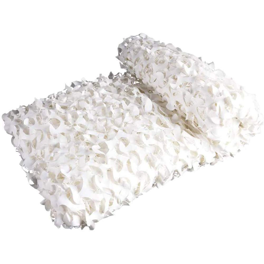 Filet de camouflage blanc pur sur mesure pour ombrage et camping