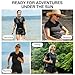 Kanu Surf Women's Solid Swim Tee, Black, Large