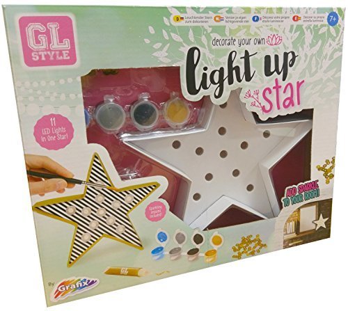 GL StyleDecorate Your Own Light up Star Craft Activity Kit