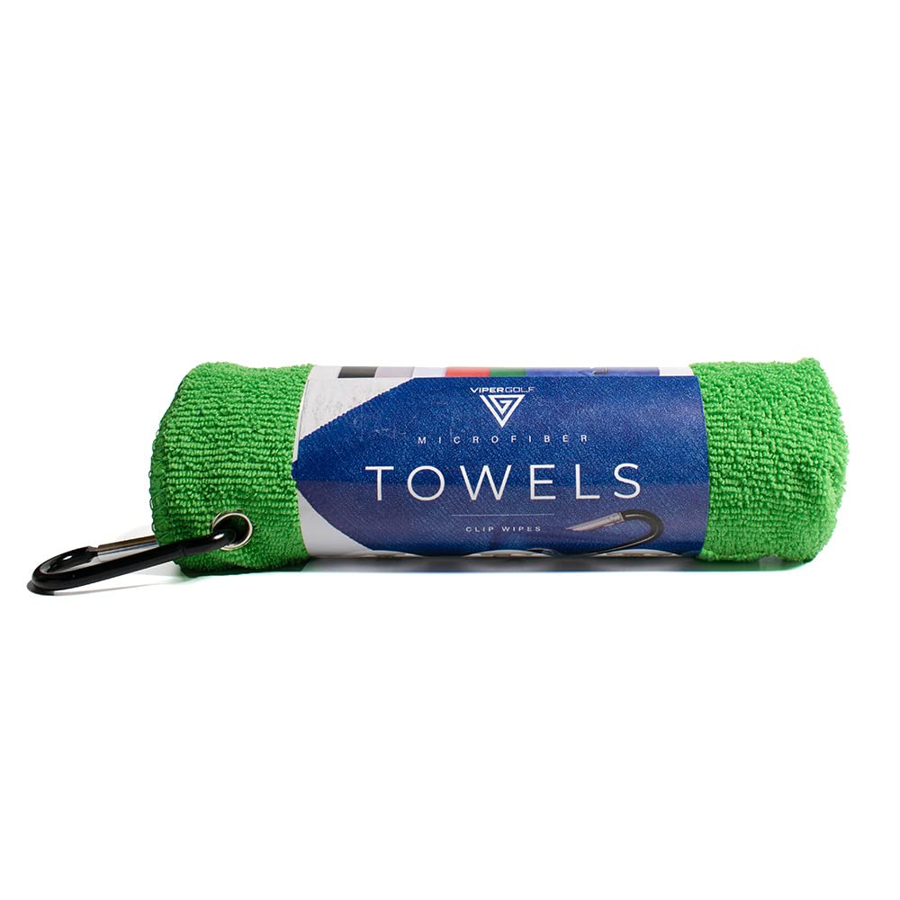 VIPERGOLF Microfiber Quick Dry Sports Towel with Clip, Odor-Free Mega Absorbent Fiber (40 cms X 60 cms, Green), Fast Drying, Men & Women Small Workout Gear for Body Sweat, Cleaning, Working Out (B0BSFR26JL) Amazon Price History, Amazon Price Tracker