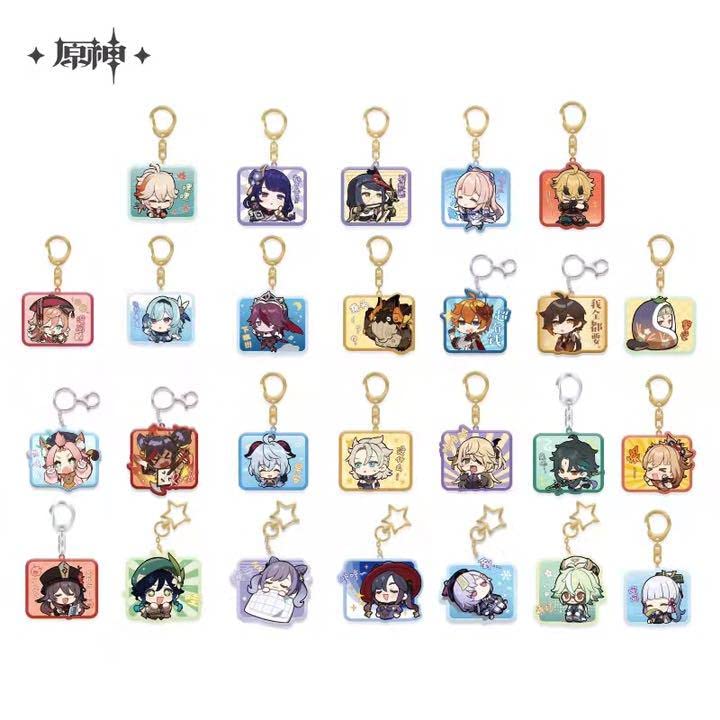 Amazon | 原神申鶴 ちびキャラ缶バッジ 公式正規品 バッチ ミニキャラ