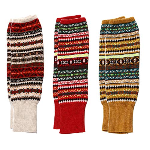 Image of Leg Warmers for Women Long Wool Boot Warmer Thick Warm Leg Warmers for Winter