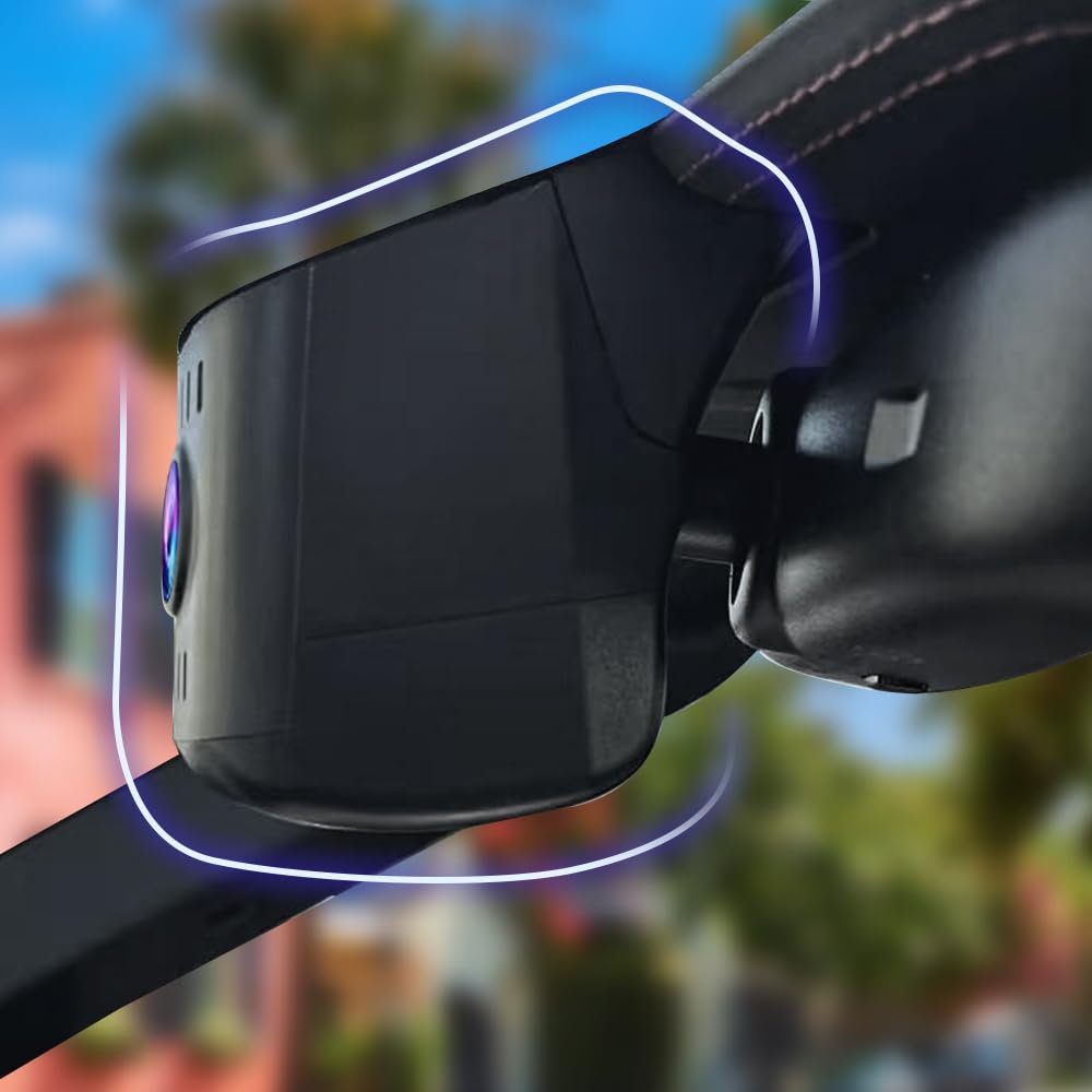 Fitcamx Dashcam 4K Compatibile con 2025 Porsche 911 (992.2), OEM Aspetto Cameras per Auto, 2160P UHD Video Wifi, Monitoraggio Parcheggio, G-Sensor, Registrazione Circolare, WDR, Scheda da 64 GB