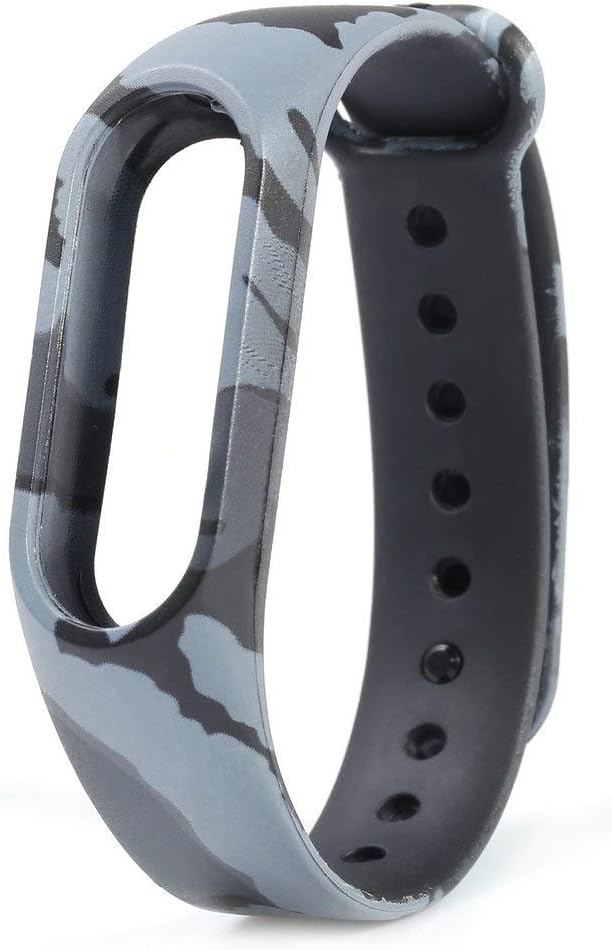 MStick Camouflage Grey Band Strap for Xiaomi Mi Band 2 | Xiaomi MI Band HRX Edition | Xiaomi Mi Band HRX Version