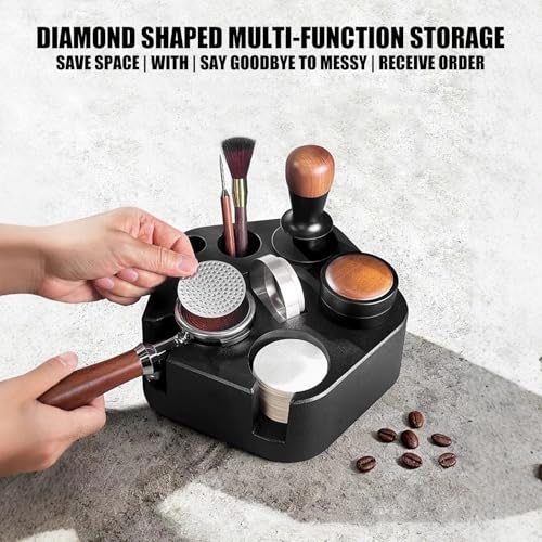 Porte-tampon à expresso compact 51mm et 58mm, support stable de haute précision - 7