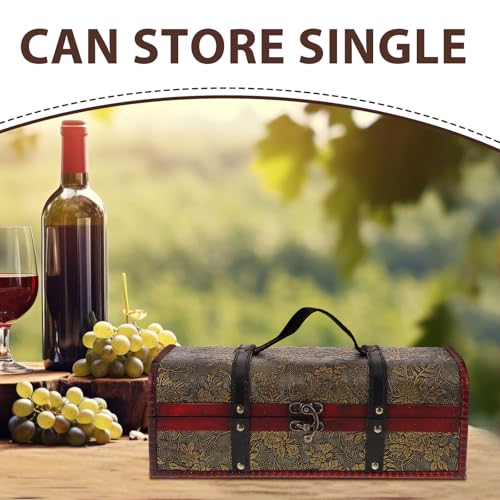 Boîte de rangement pour bouteille de vin en bois pour conserver vos grands crus