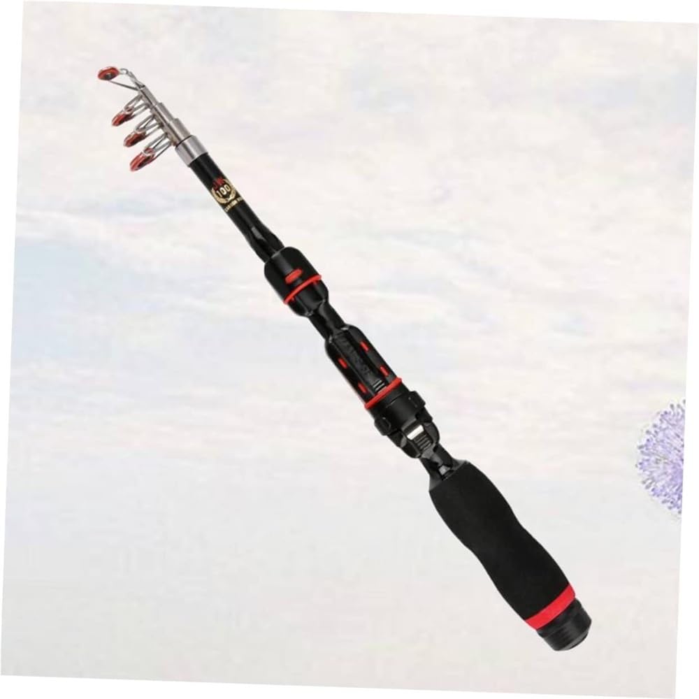 Wędka Telescopic Fishing Rod, Ultralight & Portable, Durable Travel Pole do połowu w wodzie słonej i słodkiej