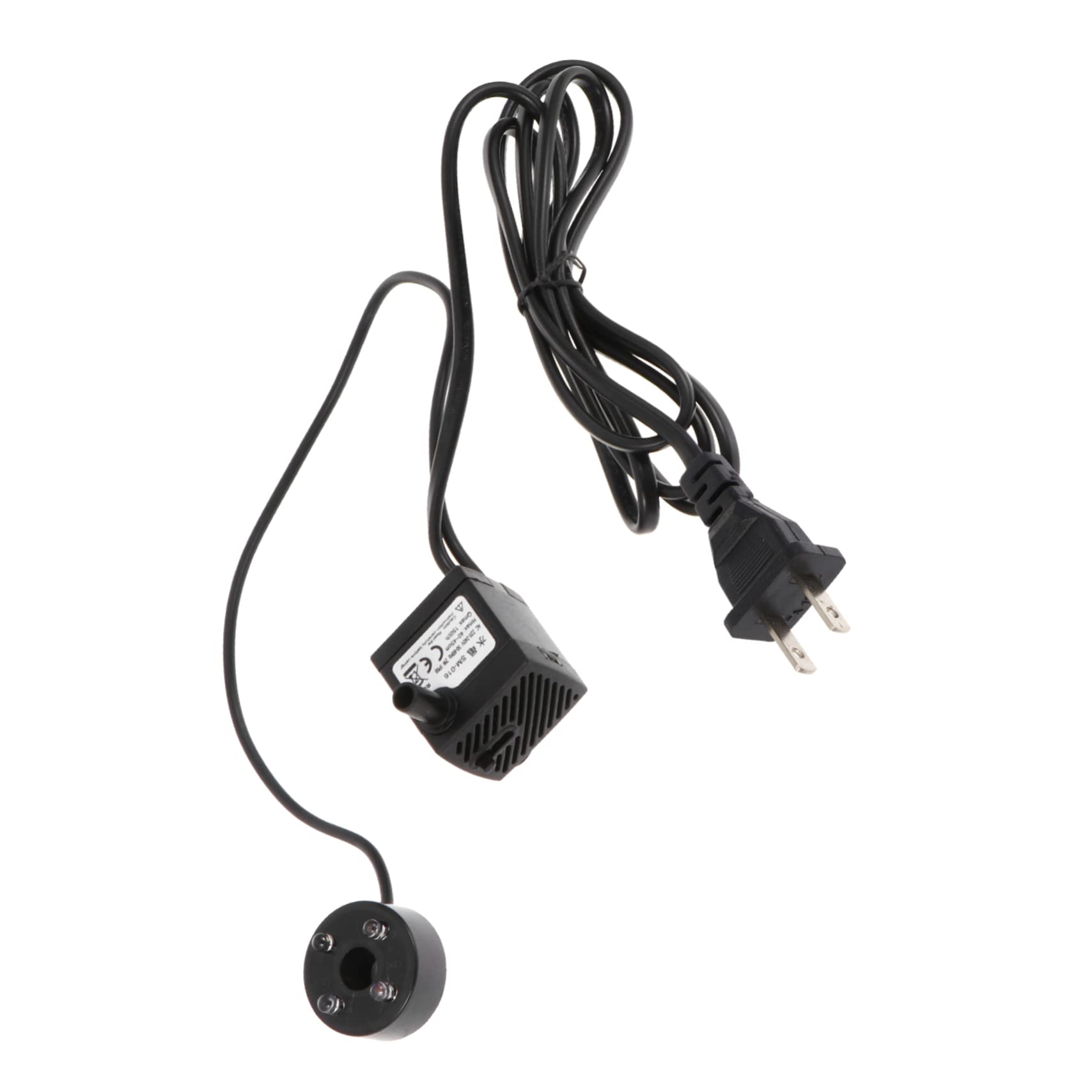 BESPORTBLE Aquarium Water Pump Submersible Pump with LED Light for Fish Tank Durable and Power Saving with Suction Cup for Easy Installation