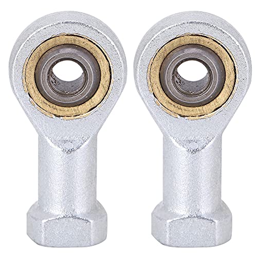 2pcs Sliding Bearing Rod, Self Lubricating Sliding Industrial Parts, SI5T Bearing Spherical Plain Includes Jam Nut, Right Hand Threaded Rod End Joint Bearing for Instrumentation, E