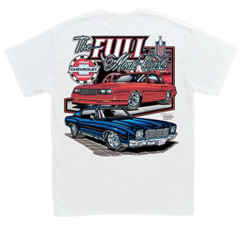 The Full Monte Carlo SS T-Shirt: Large - Chevy 350 SS454 White