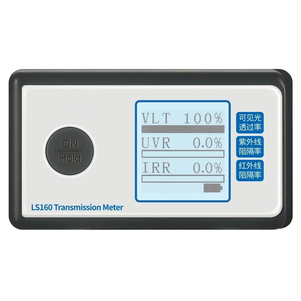 Littimoon Window Tint UV IR Rejection and Visible Light Transmittance Test Meter, Solar Film Transmission Meter Model LS160