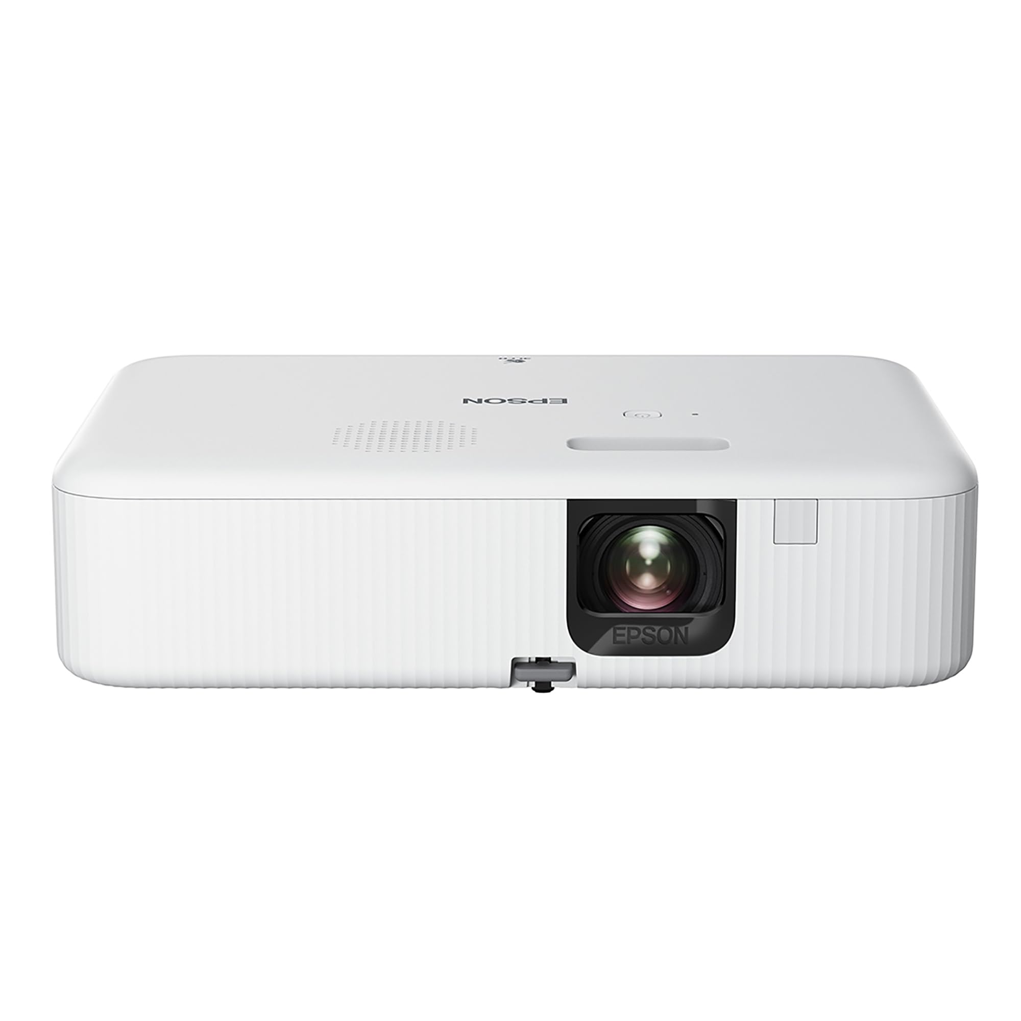 EpsonEpiqVision Flex CO-FH02 Full HD 1080p Smart Streaming Portable Projector, 3-Chip 3LCD, 3,000 Lumen Color/White Brightness, Android TV, Bluetooth, 5W Speaker, Home Entertainment
