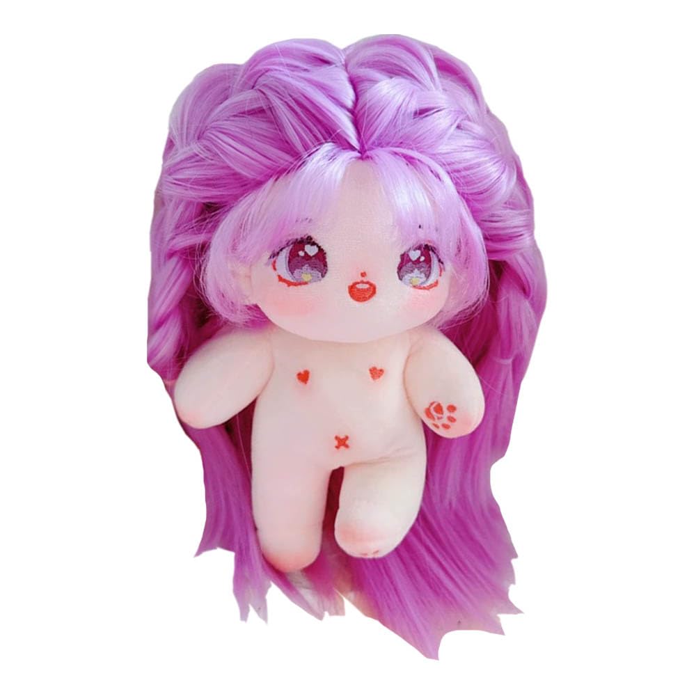 Amazon.com: niannyyhouse 20cm Plush Doll Purple Straight