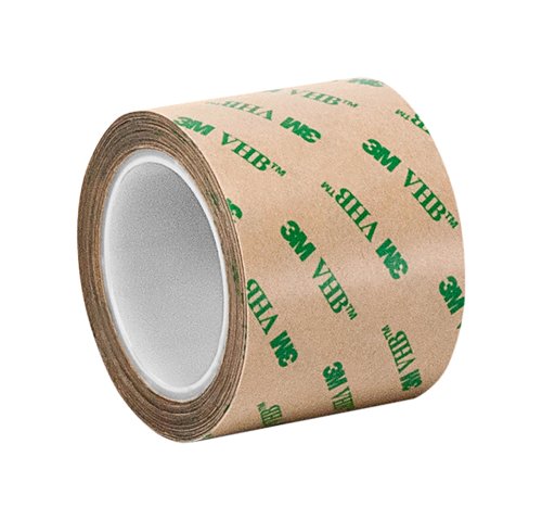 Image of 3M 1 /2-5-F9460PC (CASE of 8) Adhesive Transfer Tape F9460PC, 0.5 inch Wide, 5 yd. Length, Clear (Pack of 8)