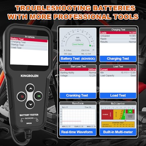 Image of KINGBOLEN BM520 6V 12V 24V Car Battery Tester
