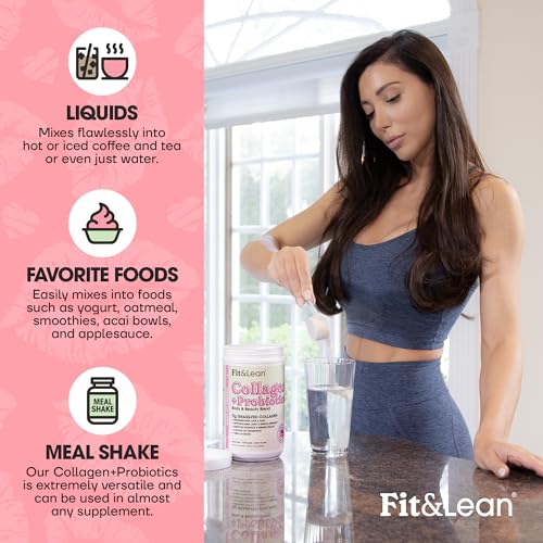 Fit & Lean Collagen Plus Probiotics Powder